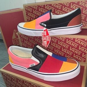 Vans K Multicolor Slip-On Shoes